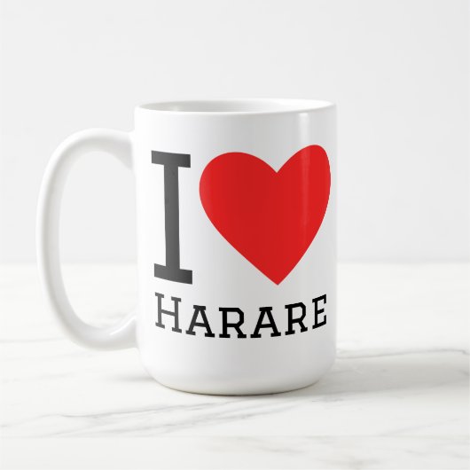 Ik hou van Harare Koffiemok (Links)