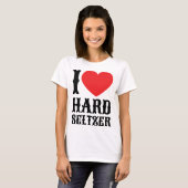 Ik hou van hard seltzer ranch water alcohol fruit t-shirt (Voorkant volledig)