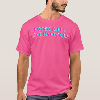 Ik hou van hardcore muziek t-shirt