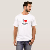 Ik hou van hardgekookte eieren t-shirt (Voorkant volledig)