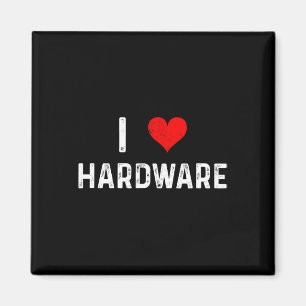 Ik hou van hardware - Hart Pc Gamer Gaming Bouw Co Magneet