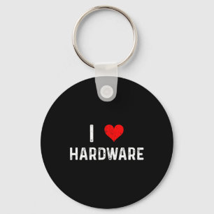 Ik hou van hardware - Hart Pc Gamer Gaming Build C Sleutelhanger