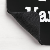 Ik hou van Harley hart op maat Muismat (Hoek)