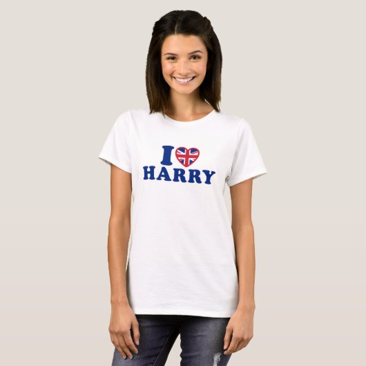 Ik hou van Harry Dames T-Shirt (Voorkant volledig)