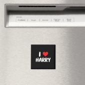 Ik hou van Harry - Hart - Naam Magneet (Insitu (Vaatwasser))