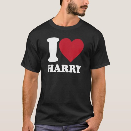 Ik hou van Harry - Ik hart Harry T-shirt (Voorkant)