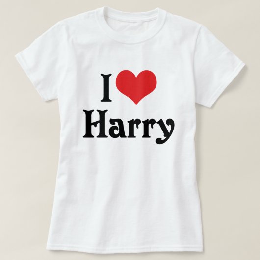 Ik hou van Harry T-shirt (Design voorkant)
