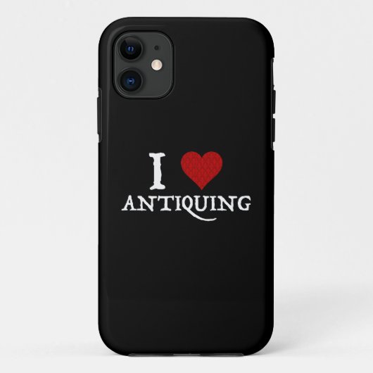 Ik hou van (hart) antiquing Case-Mate iPhone case (Achterkant)