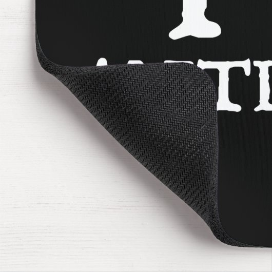 Ik hou van (hart) antiquing muismat (Hoek)