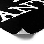 Ik hou van (hart) antiquing poster (Hoek)