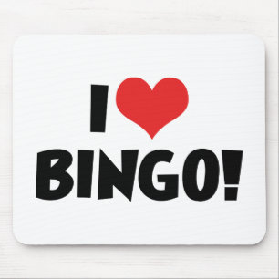 Ik hou van Hart Bingo! - Bingo Lovers Muismat