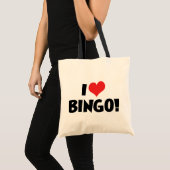 Ik hou van Hart Bingo! - Bingo Lovers Tote Bag (Voorkant (product))