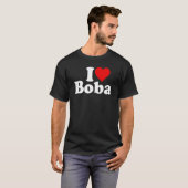 IK HOU VAN HART BOBA BUBBLE THEE T-SHIRT (Voorkant volledig)