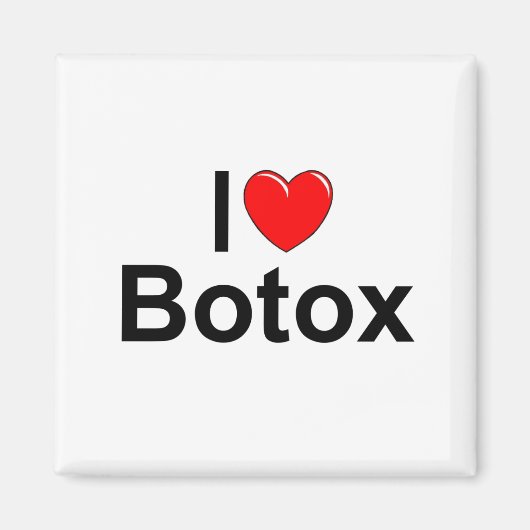 Ik hou van (hart) Botox Magneet (Voorkant)