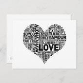 IK HOU VAN HART BRIEFKAART (Voorkant / Achterkant)