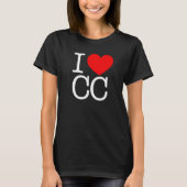 Ik hou van (hart) CC T-shirt (Voorkant)
