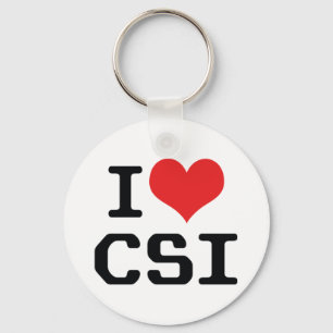 Ik hou van Hart CSI - Crime Scene Investigation Sleutelhanger