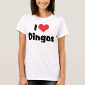 Ik hou van hart Dingo's T-shirt (Voorkant)