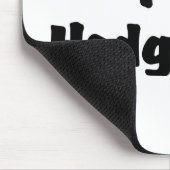 Ik hou van hart egels muismat (Hoek)