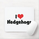 Ik hou van hart egels muismat (Met muis)