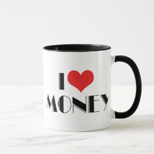Ik hou van Hart Geld - Zakelijke Ondernemer Mok