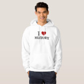 Ik hou van (hart)geschiedenis hoodie (Voorkant volledig)