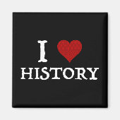 Ik hou van (hart)geschiedenis magneet (Voorkant)