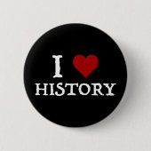 Ik hou van (hart)geschiedenis ronde button 5,7 cm (Voorkant)