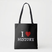 Ik hou van (hart)geschiedenis tote bag (Voorkant)