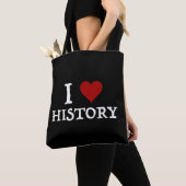 Ik hou van (hart)geschiedenis tote bag (Dichtbij)