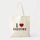 Ik hou van (hart)geschiedenis tote bag (Voorkant)