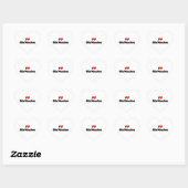 Ik hou van hart Gila Monsters - Hagedis Liefhebber Sticker (Vel)