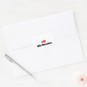 Ik hou van hart Gila Monsters - Hagedis Liefhebber Sticker (Envelop)