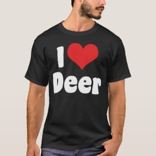 Ik hou van Hart Herten T-shirt