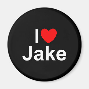 Ik hou van (hart) Jake Magneet
