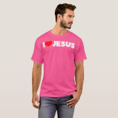 Ik hou van (hart) Jezus T-shirt (Voorkant volledig)