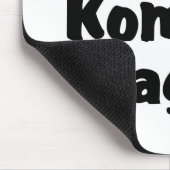 Ik hou van Hart Komodo Draken Muismat (Hoek)