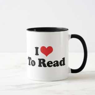 Ik hou van hart lezen - Boekliefhebber Mok