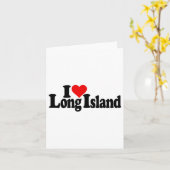 Ik hou van Hart Long Island _1  Kaart (Gele Bloem)