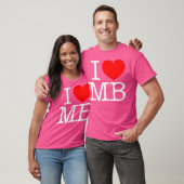 Ik hou van (Hart) Mb T-shirt (Unisex)