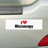 Ik hou van Hart Microscopie Bumpersticker (Op auto)