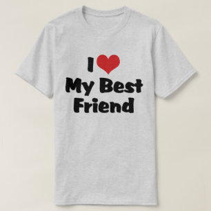 Ik hou van hart mijn beste vriend - BFF T-shirt