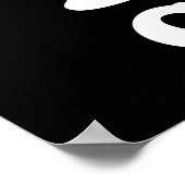 Ik hou van (Hart) mijn Cornish Rex Poster (Hoek)