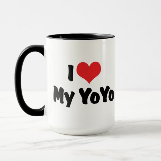 Ik hou van Hart Mijn YoYo Mok (Links)