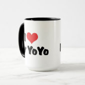Ik hou van Hart Mijn YoYo Mok (Voorkant links)