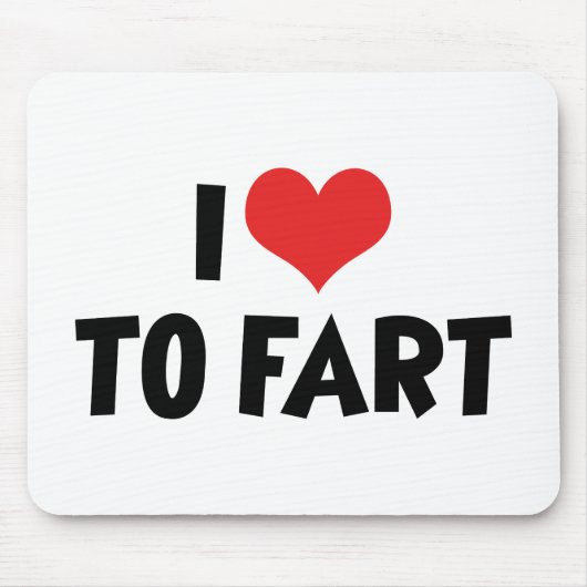 Ik hou van hart naar kunst muismat (Voorkant)