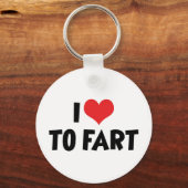 Ik hou van hart naar kunst sleutelhanger (Voorkant)