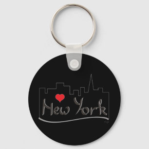Ik hou van (hart) New York, New York Sleutelhanger