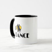 Ik hou van Hart om te Dansen - Tango Waltz Ballet Mok (Voorkant links)