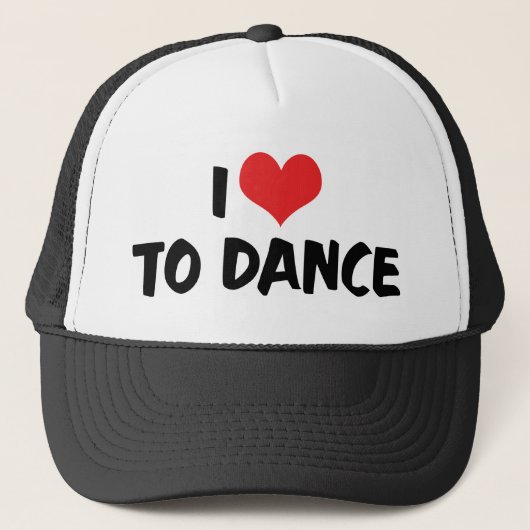 Ik hou van Hart om te Dansen - Tango Waltz Ballet Trucker Pet (Voorkant)